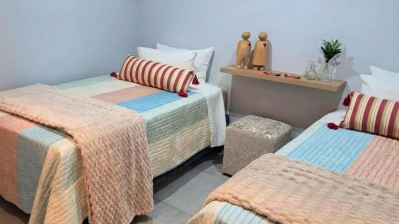 Dwarskersbos Accommodation - Fijnbos Holiday House - Guest Bedroom - Single beds