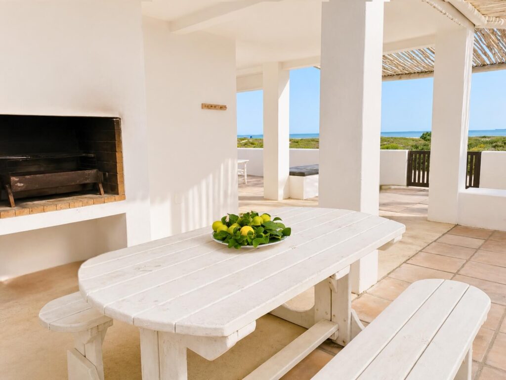 Dwarskersbos Accommodation - Noordewind - Beachfront Holiday Accommodation - Braai and ocean